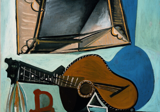     ALBERTINA - Pablo Picasso's painting Guitar 